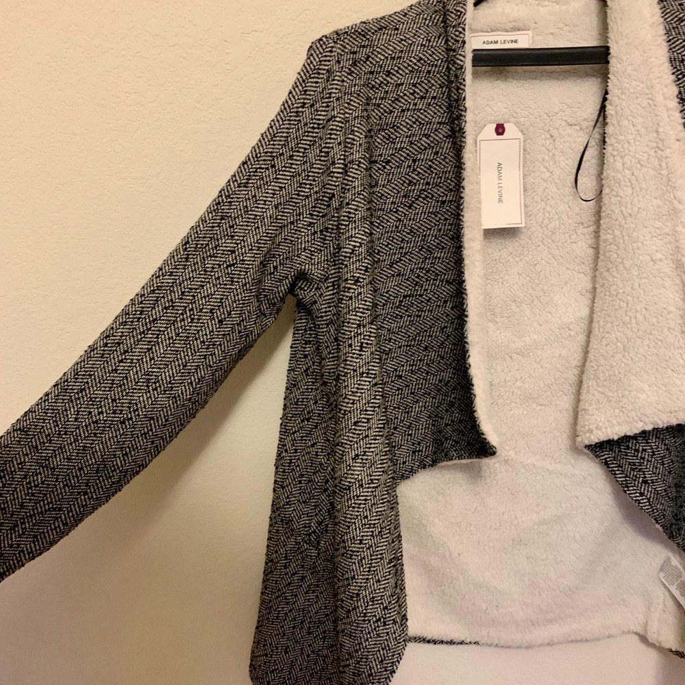 Black and white cardigan